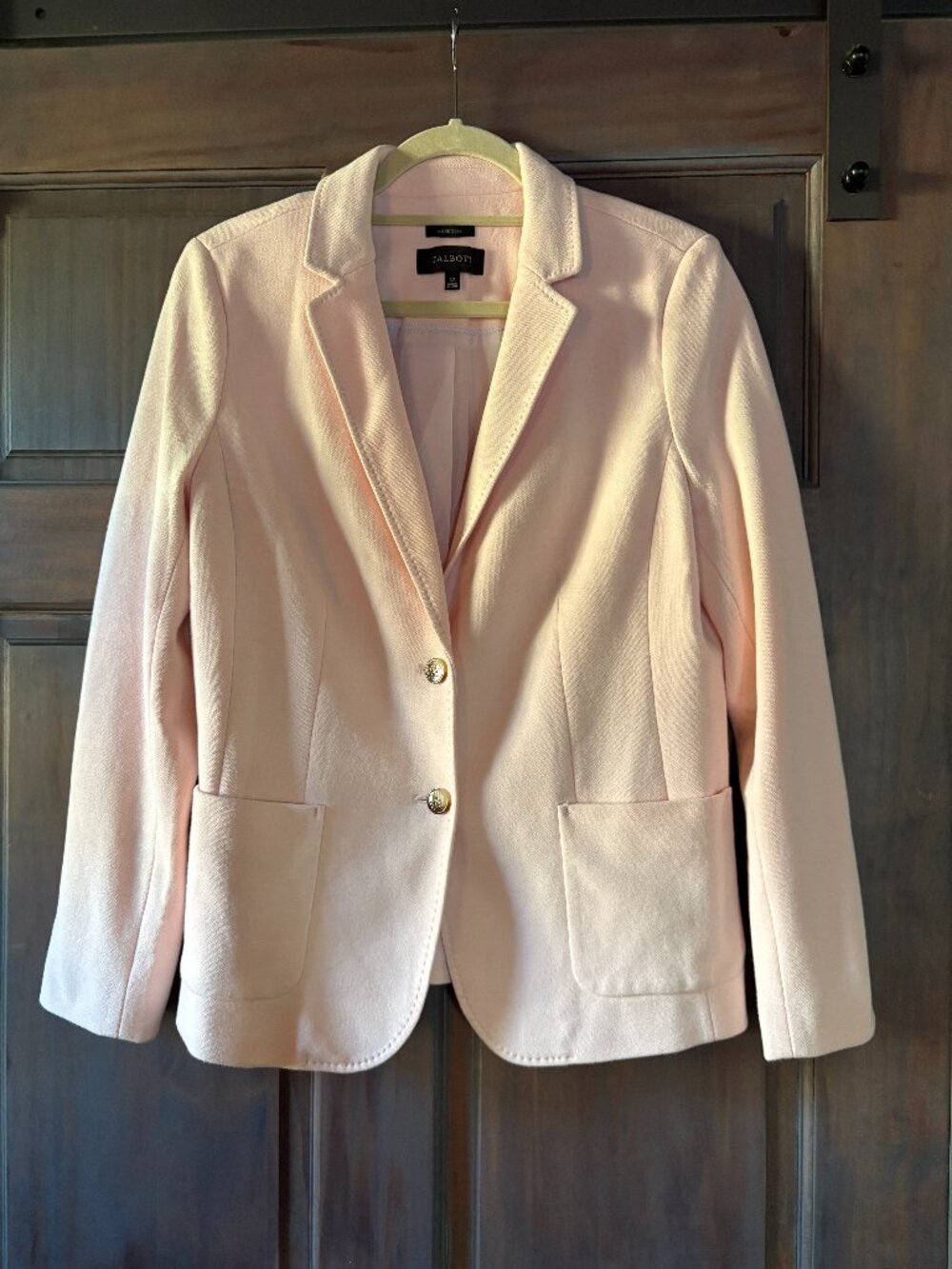 Talbots Light Pink Blazer- Size 12